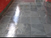 restauração de ardosia na granja Julieta